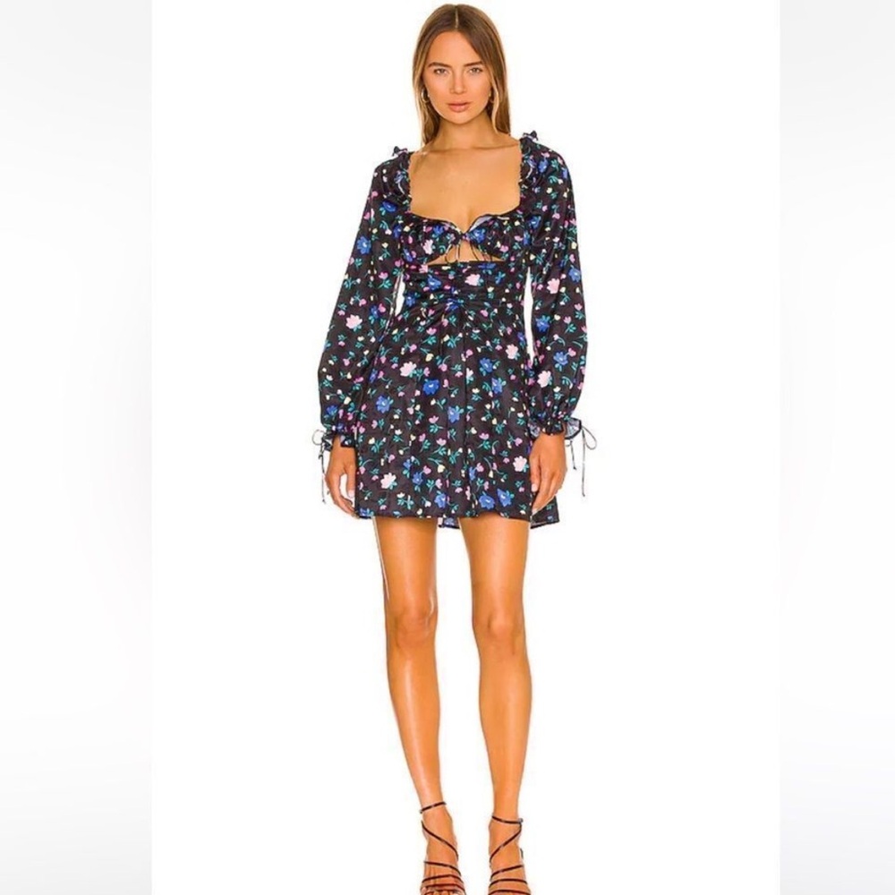 For Love & Lemons Lexi Floral Mini Dress